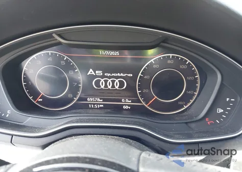 2018 Audi A5 2.0T Premium from USA, damaged, VIN WAUUNAF52JA023607